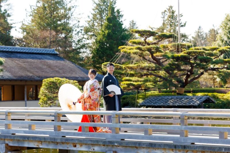 12/1~1/31撮影✨『和装壱点』88,000円 日本庭園+正座ショット/130枚/22,000円OFF&フォトアイテム付‼️