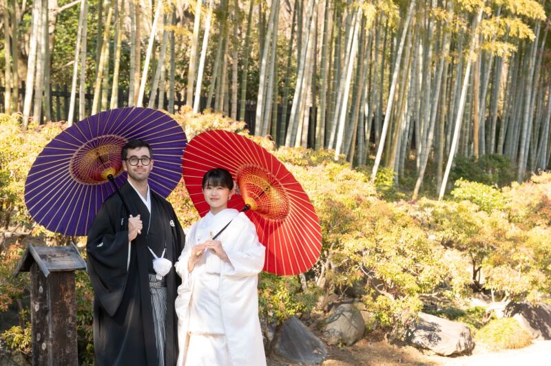 2/28迄の撮影『庭園&times;スタジオ』和洋弐点　93,000円✨　洋装スタジオ・和装日本庭園　2着／100カット