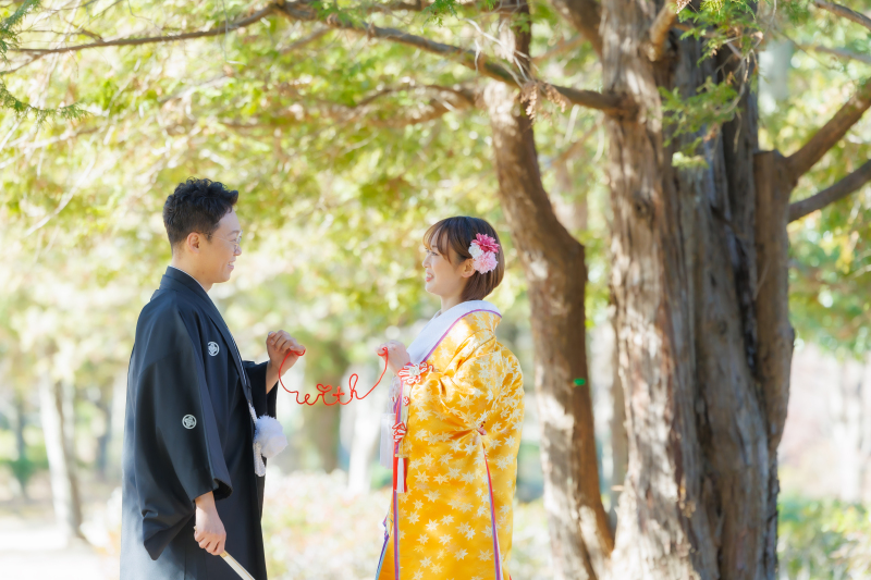 【1/4～2/28】和装弐点121,000円➡99,000円✨日本庭園（梅）✛スタジオ　2着／230枚／選べる特典付き