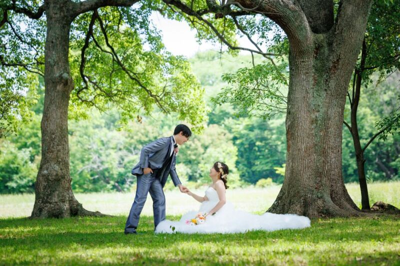 6/30迄の撮影✨新緑20,000円OFF和洋弐点◇洋装：昭和記念公園◇和装スタジオ／210カットのデータ付き♡／衣裳差額無し‼