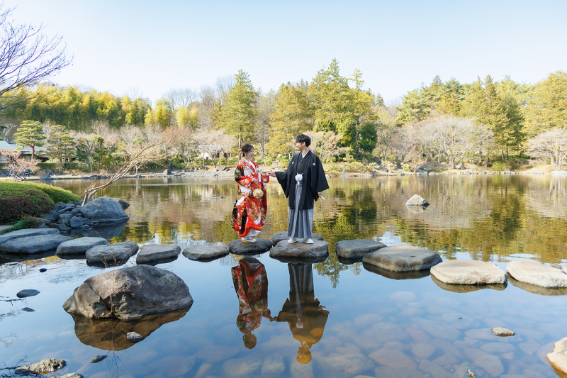 直前割【2/1～3/15撮影限定】河津桜や梅のお花と撮影♡土日祝日料金無料✨和装１着／130カット／新婦美容込／移動費込