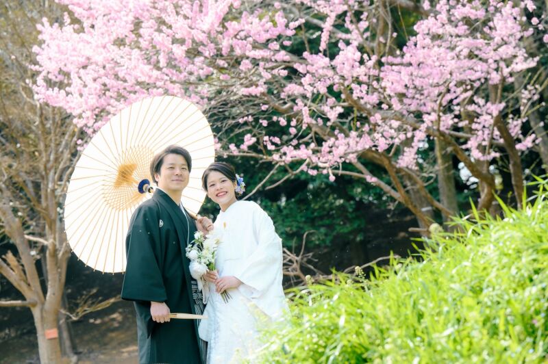 【早咲き桜と日本庭園で撮影‼️残り1枠！3/21・3/27】和装弐点 ≪スタジオ＆昭和記念公園≫