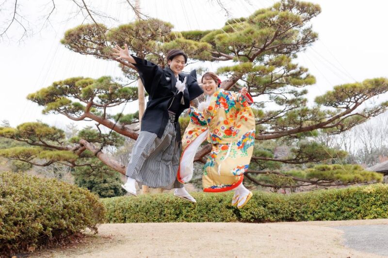 【1/4～1/15までの撮影限定】　庭園＋スタジオ撮影♡『68,000円プラン』　衣裳２着＋新婦ヘアメイク＋データ150枚