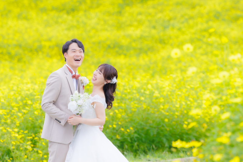 ロケ&times;スタ和洋✨キバナコスモス(洋) +スタジオ(和)♡データ150枚♡／ウェルカムボード付＆土日祝UP無料♡