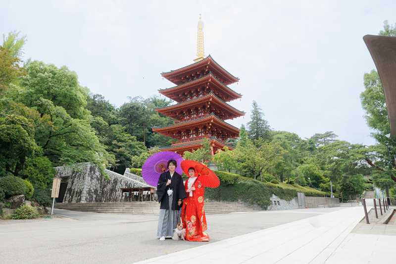 ◇5大特典付き7/1～8/31サマーキャンペーン◇和装弐点プラン　平日撮影『高幡不動尊』+スタジオ　新婦様和装２着／230枚納品