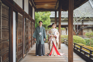 「毘沙門堂」和装ロケーション前撮り