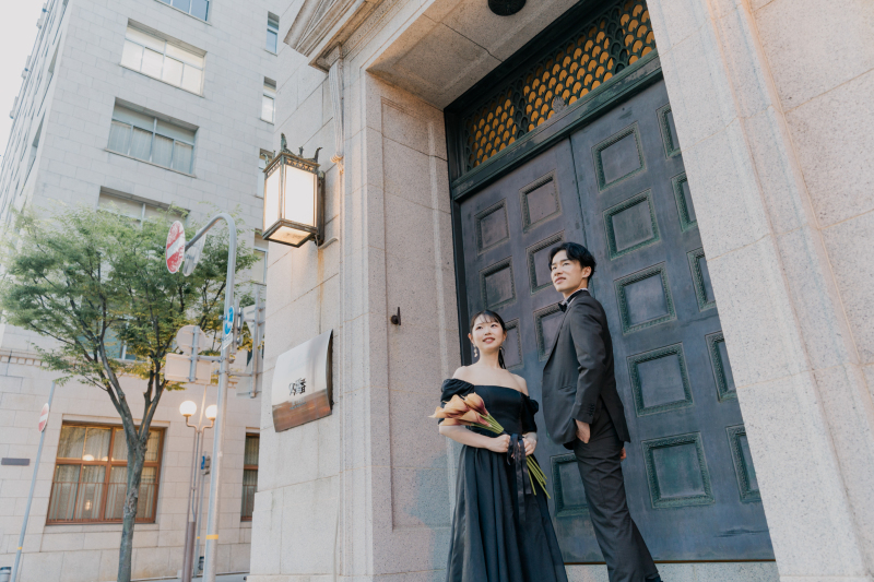 階段で高さ活かしたショット！