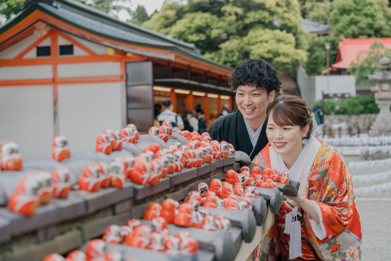 小さな達磨たちと