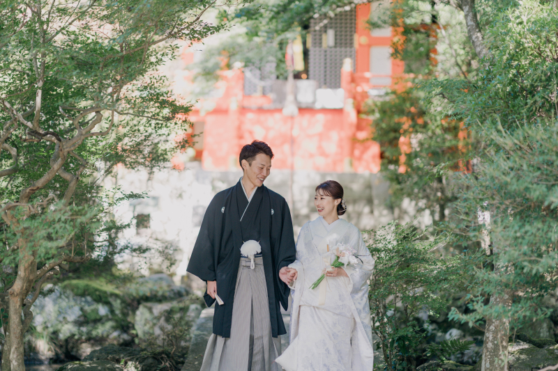 ブーケのお持ち込みをされました