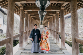 【和装1着プラン】冬の長谷寺ロケーション撮影