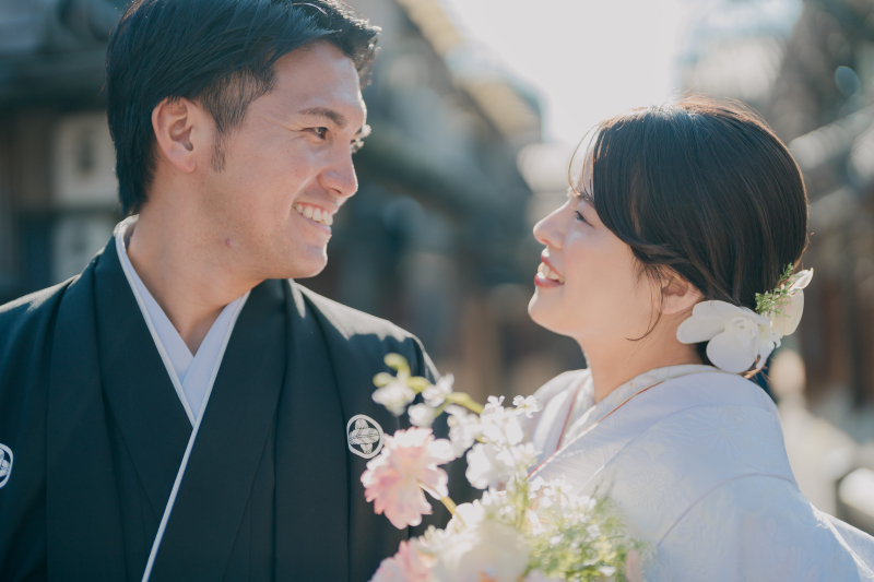 お二人の笑顔に惹きつけられます