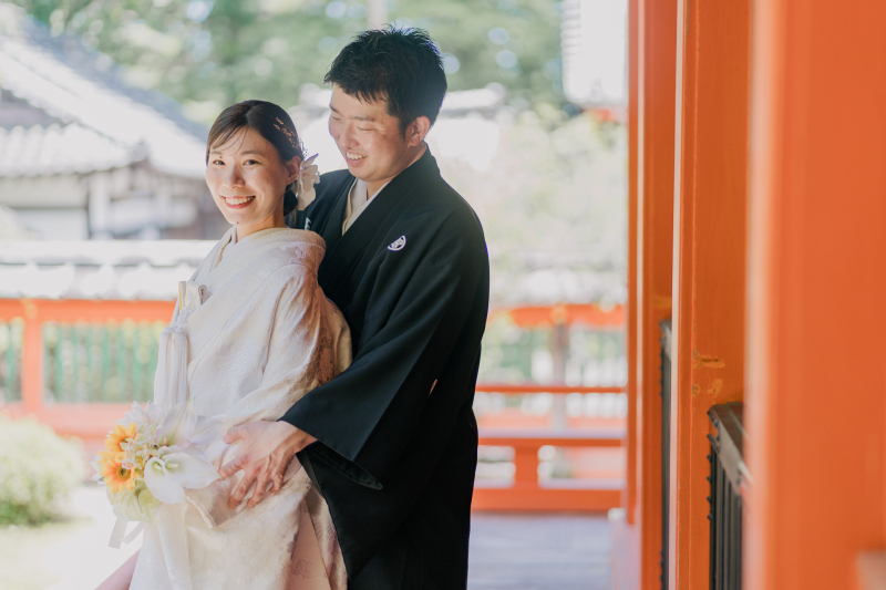 後ろからハグ♡