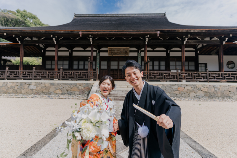 【和洋プラン】京都と大阪で楽しく前撮り♪