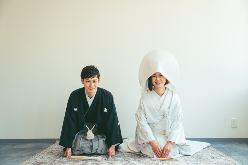 綿帽子がとっても可愛い