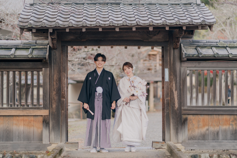 まずは大覚寺外観での撮影