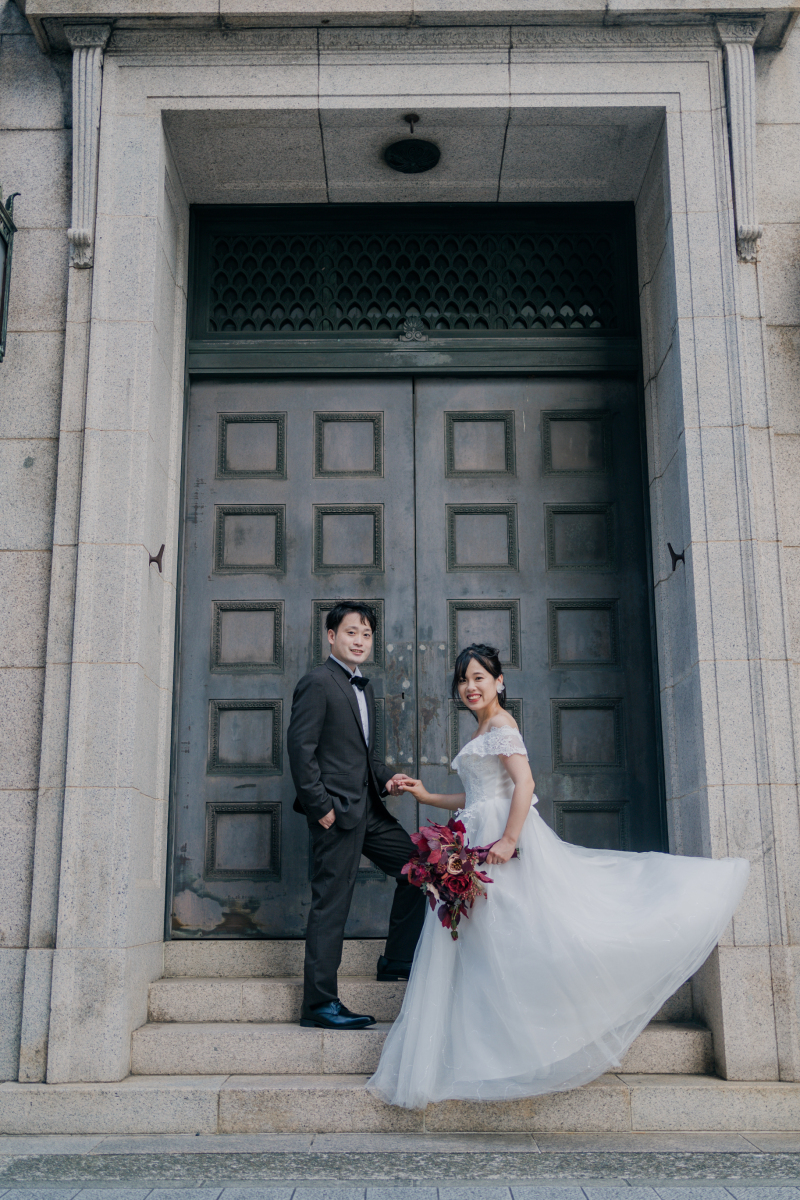 旧居留地にて撮影スタート