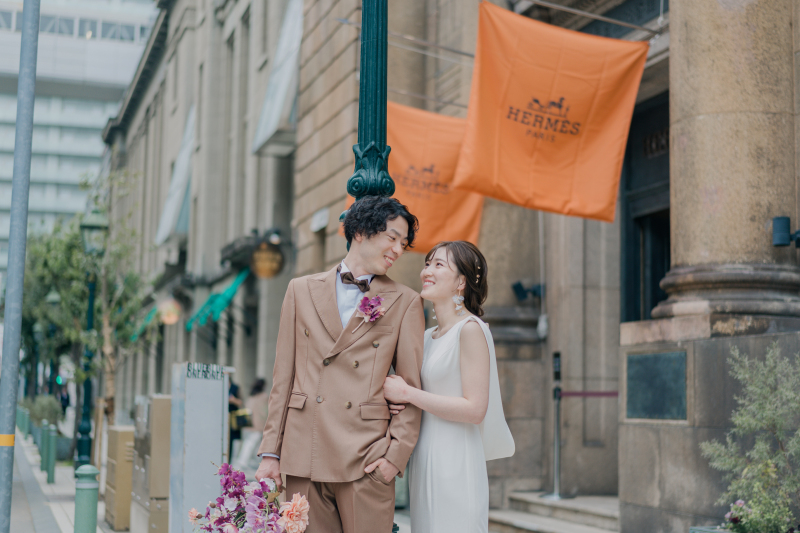 ドレスにチェンジ