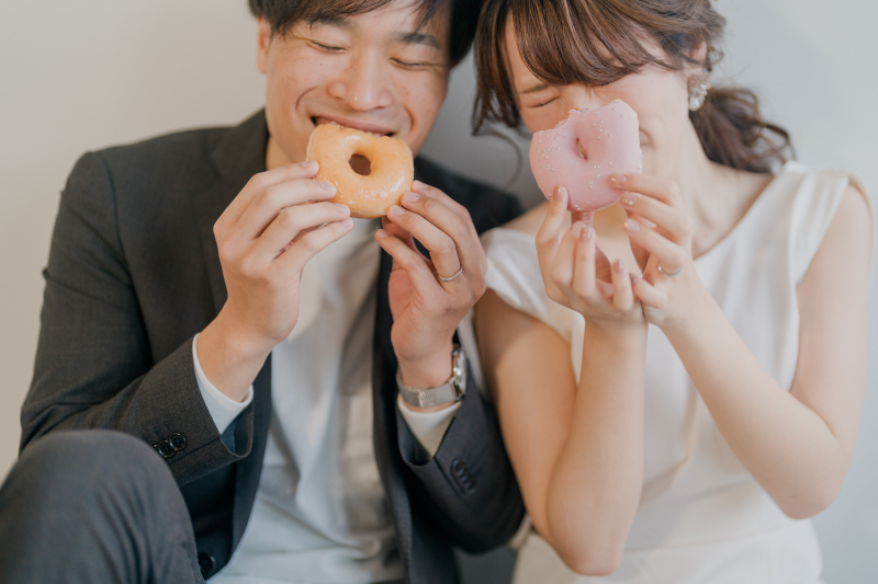 「旧藤田邸」と「スタジオ」でフードアイテム持ち込み前撮り＊