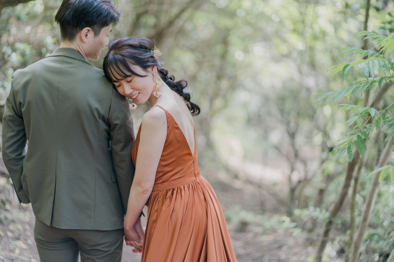 カラードレスにお着替えして