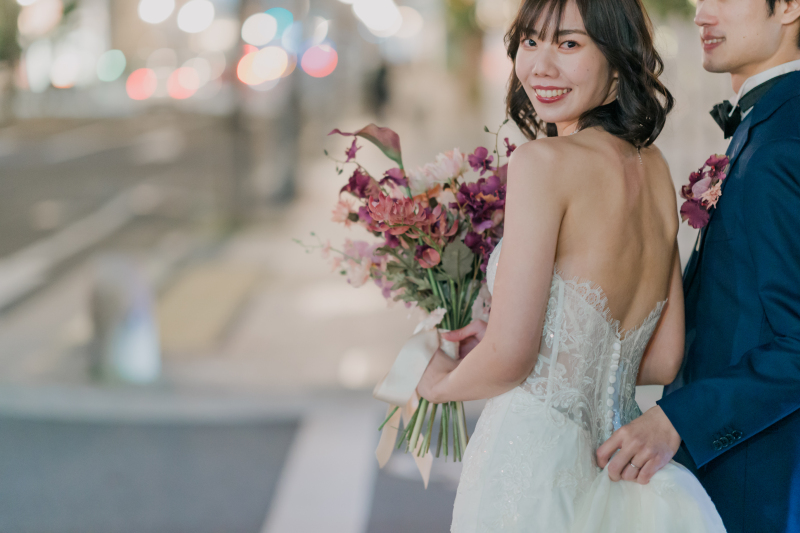 洋装2着前撮り〜神戸ナイト〜