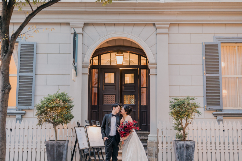 16:00旧居留地で撮影スタート