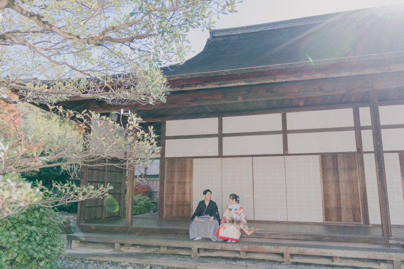 和室の外はこんな景色