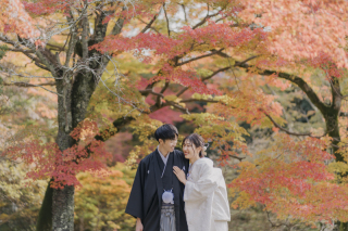 【和洋プラン】秋の嵐山とスタジオフォト