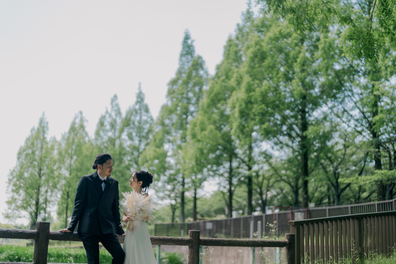 大阪の公園にて