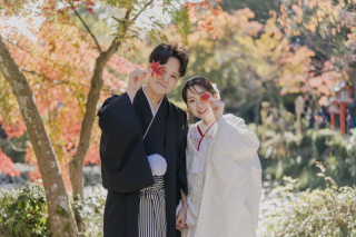 【和洋プラン】紅葉と街並みロケーション