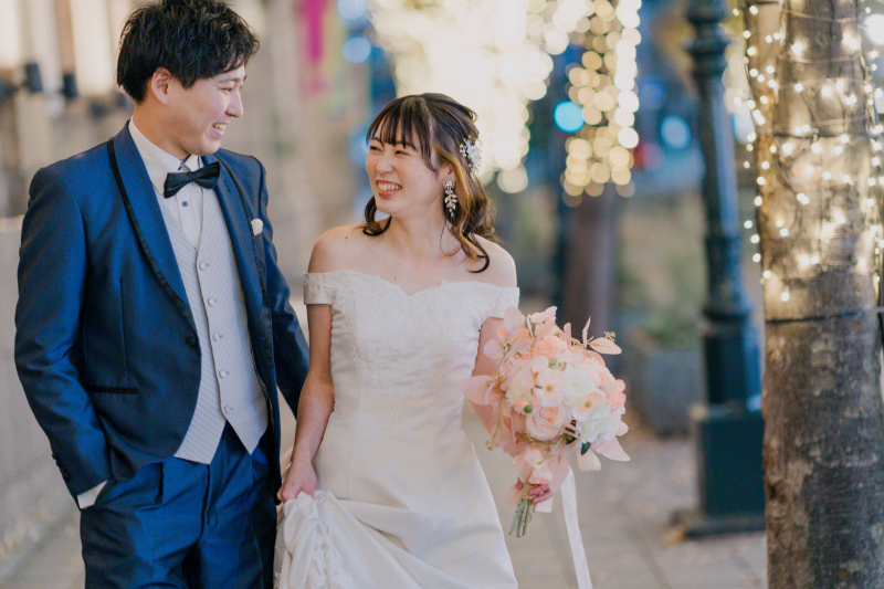 「旧居留地」で洋装前撮りスタート