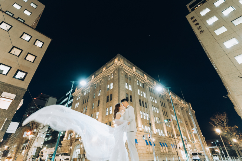 ナイト撮影「旧居留地」和装ロケーション前撮り