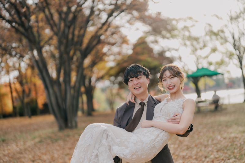 結びはお姫様抱っこで♫