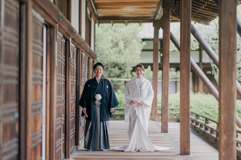 夏の和装前撮り！お寺での撮影は暑さも凌げておすすめです！
