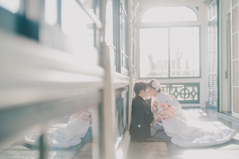 館内2Fの廊下にて