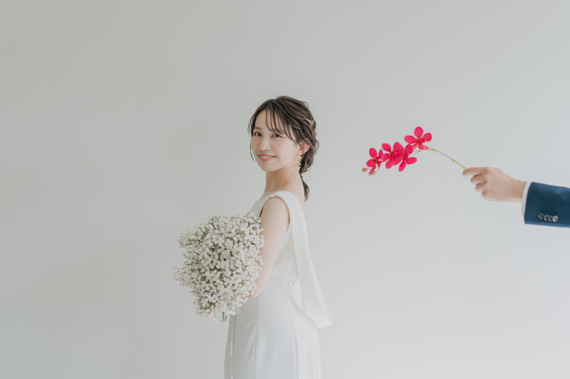 ご新婦様とお花