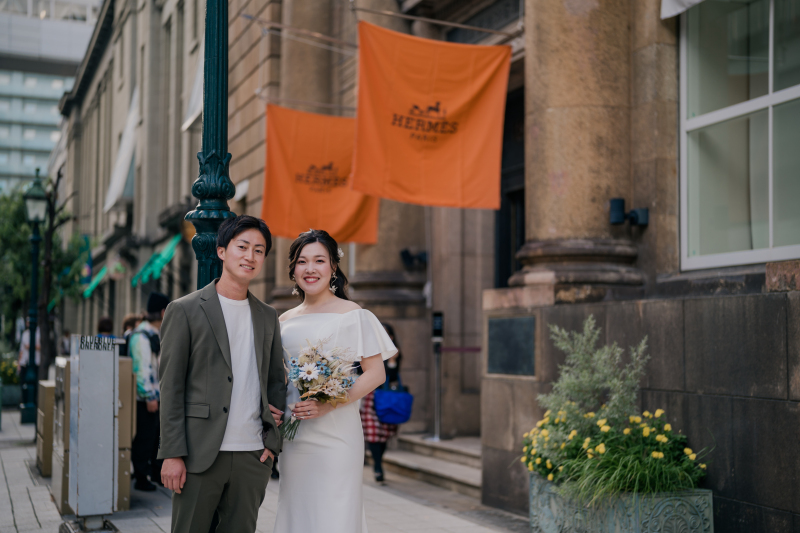 15:30旧居留地で撮影スタート