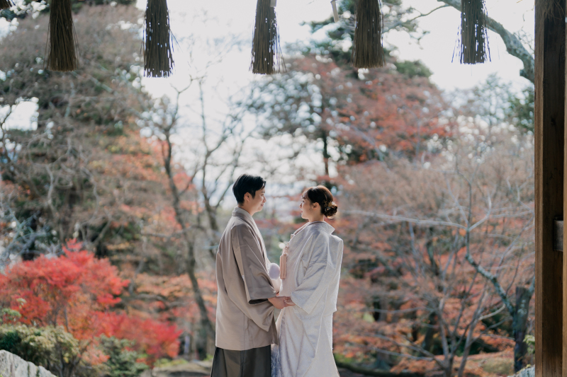 結びは向かい合って...♡