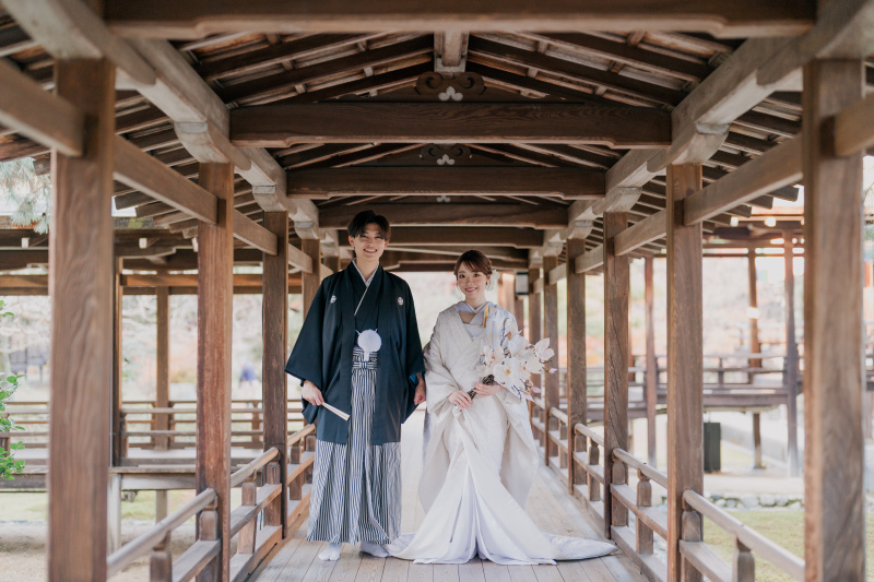 定番の廊下でも撮影