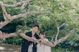 【和装プラン】だるまがいっぱい勝尾寺前撮り