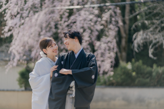 【和洋プラン】春の桜と旧居留地前撮り