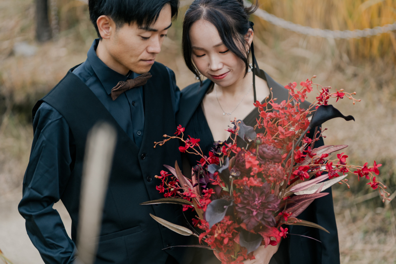 ご新郎様のジャケットを借りて♡