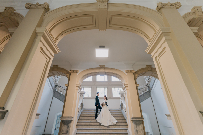 バロック式の階段