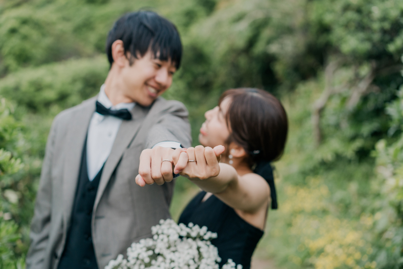 最後は指輪ショット!