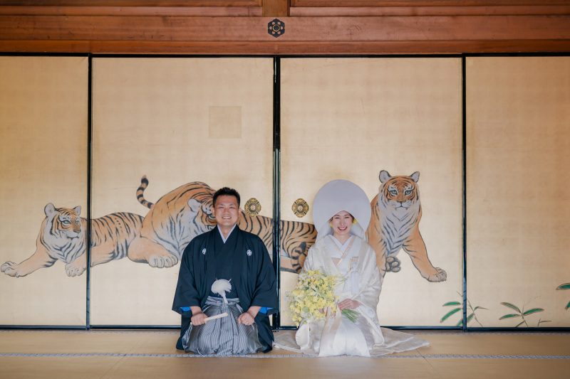 和装1着】虎の襖でお馴染みの金戒光明寺前撮り』(撮影日：2023年10月25 