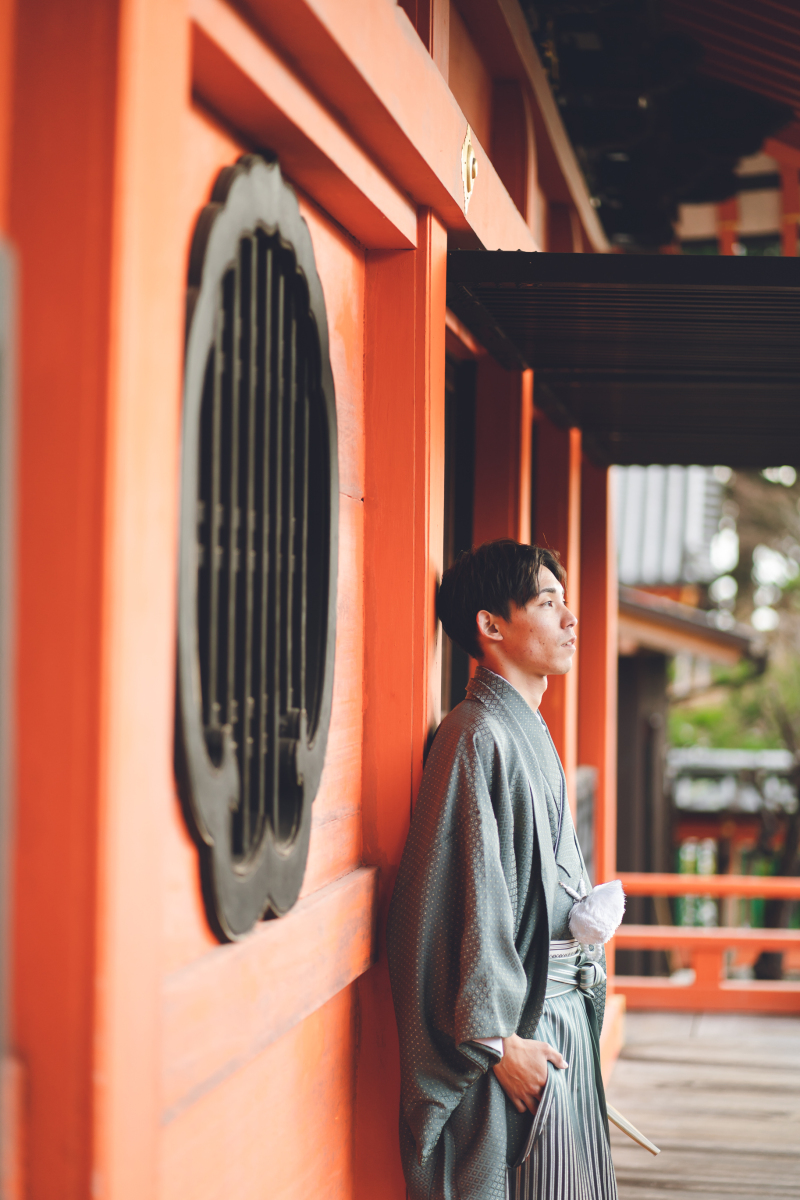 ご新郎様のソロショット