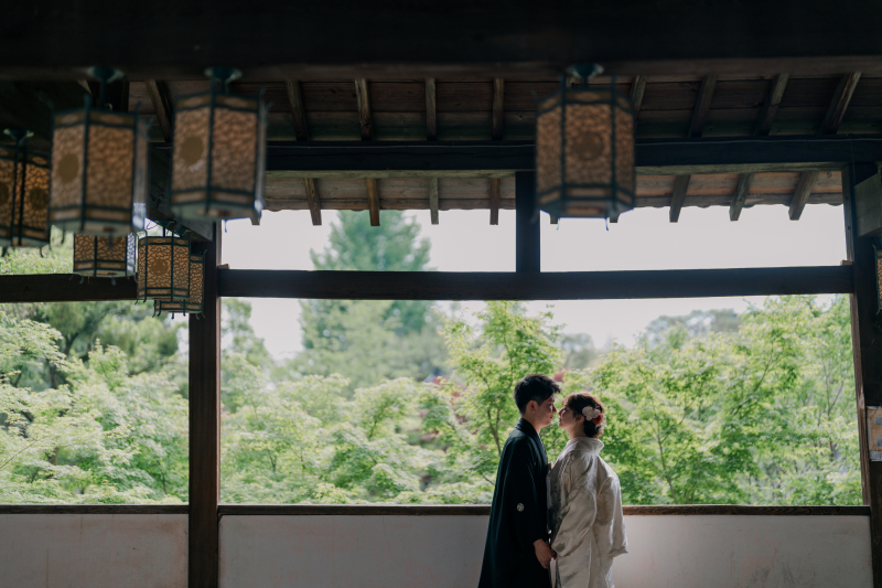 新緑の萬福寺
