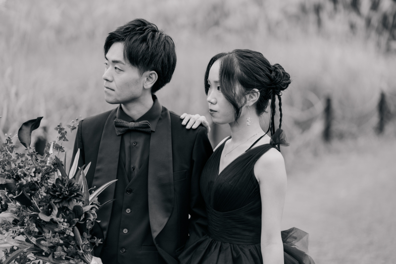 ブラック&times;ブラックでカッコよく！【曽爾高原】