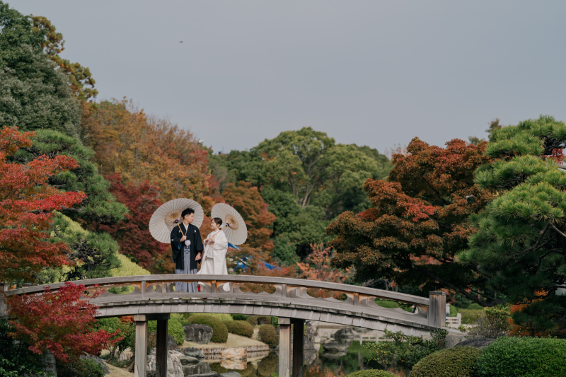 和装も洋装も同じロケ地で...！！