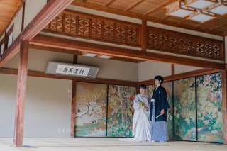 白河院でのゆったりとしたフォトウェディング