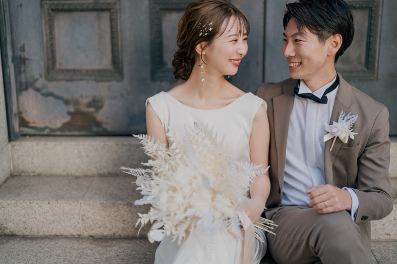 16:00旧居留地で撮影スタート